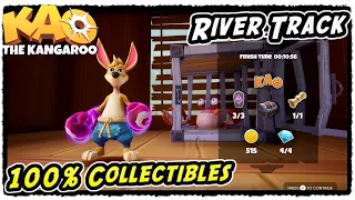 Kao The Kangaroo River Track All Collectibles (Runes, Crystals, Scrolls, KAO, Chests)