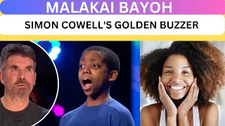 *MALAKAI BAYOH* GOLDEN BUZZER is one of the BEST VOICES Simon's ever heard | Auditions | BGT 2023
