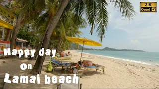 Koh samui,afternoon walk on Lamai beach 08 february 2022,Thailand