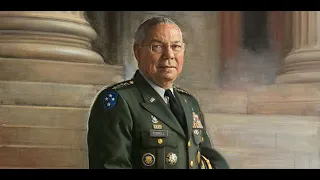Colin Powell Portrait at the Smithsonian National Portrait Gallery with Robert Kelleman
