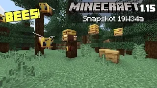 Minecraft 1.15 - THE BEE UPDATE! 19W34a Snapshot Overview