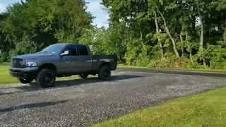 Twin turbo 4bt cummins swapped f150 3rd gear launch