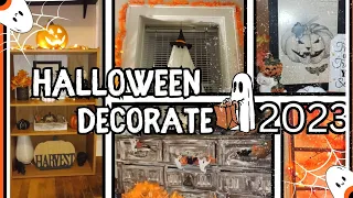 HALLOWEEN 2023 LIVING ROOM DECORATE WITH ME// Vibin with Neecee