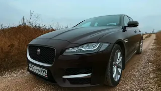 Взял Jaguar XF. Первый раз за рулем Яги.