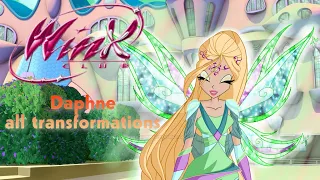 Winx Club | Daphne all transformations up to cosmix