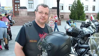Пятый традиционный пробег байкеров Украины встретил Краматорск   27 июля 2021 года