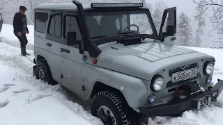 МАМДЗЫШХА OFF-ROAD | УАЗЫ ПОКОРЯЮТ ГОРУ | АБХАЗИЯ ЗИМОЙ ДЖИППИНГ!!!