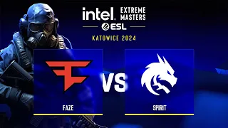 FaZe проти Spirit | Мапа 3 Overpass | IEM Katowice 2024