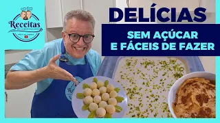 DOCES FIT | POUCOS INGREDIENTES E FÁCEIS DE FAZER