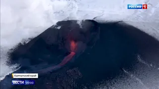 На ключевской сопке произошло реальное извержение