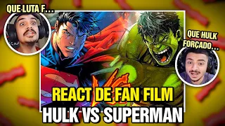 REAGIMOS AO HULK VS SUPERMAN