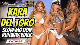 Unveiling Kara Del Toro's Mesmerizing 4K Slow Motion Bikini Strut