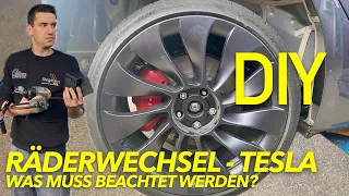 DIY Räderwechsel am Tesla- Was ist zu beachten? #model3 #modely #tesla #diy