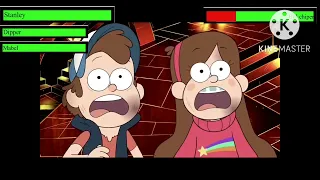 Gravity falls final battle with healthbars 2/2 (halloween special)