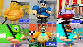 All Games BARRY PRISON RUN 2 IN REAL LIFE Roblox Gegagedigedagedago Digital Circus Gummy Bear FNAF