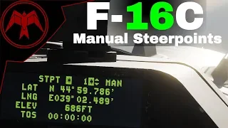 DCS: F-16c Viper Manual Steerpoints Tutorial