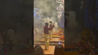 Varanasi Ghat Ganga Aarti || Ganga Aarti status | Varanasi❤️Banaras whatsapp status #shortsvideo