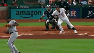 Luis Severino is forced to exit his Game 2