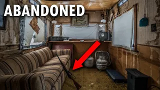 Abandoned Trailer Park in the Middle of Nowhere | FOUND GUNS | Northern Michigan