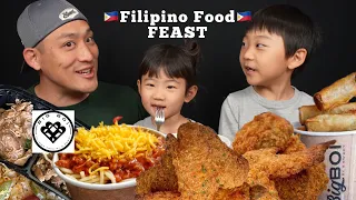 BIG FILIPINO FOOD FEAST from BIG BOI - Fried Chicken, Adobo, Lumpia, Sisig, and More!
