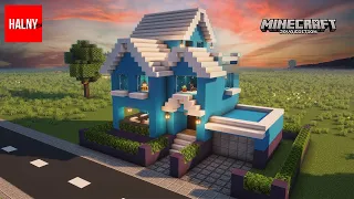 Suburban house in Minecraft - building idea