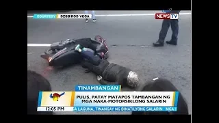 BT: Pulis, patay matapos tambangan ng mga naka-motorsiklong salarin