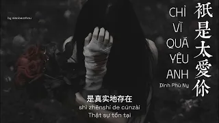 [Vietsub + Pinyin] Chỉ vì quá yêu anh -  Đinh Phù Ny  | 只是太爱你  - 丁芙妮