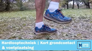 Hardlooptechniek - kort grondcontact/ voetplaatsing (beter hardlopen)