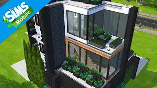 Building a modern house on a SMALL AREA - 417/1 Drive | The Sims Mobile