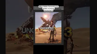 Photoshop Ai completes: Uncharted 3: Drakes Deception Cover Art [Generative Fill]
