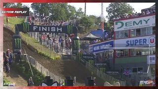 Lawrence vs Gajser | Race 1 | Monster Energy FIM Motocross of Nations 2023 #MXGP #Motocross