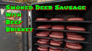 Smoked Deer Sausage With Brisket