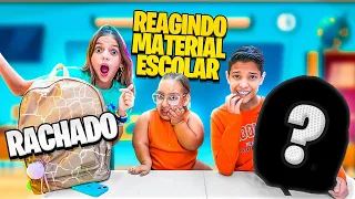 Jessica Reagindo o material Escolar da Maria Clara e do Henrique (Ft Mc Divertida)