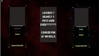 GETTING BLOODLUST AND ETHEREAL BY Using 7X *NEW* MAX LUCK | Sols RNG