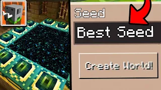 Best END PORTAL SEED in Craftsman Building Craft + 4 Villages & Desert Temple