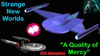 Star Trek Strange New Worlds BOP VS Pikes Enterprise & Discovery - Star Trek Ship Battles