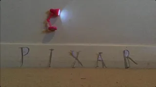 Pixar intro stop motion!