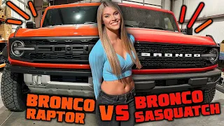 Bronco RAPTOR vs SASQUATCH Breakdown!