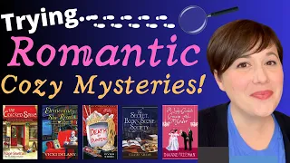 🔎Cozy Mystery Reading Vlog 📚 Romantic Cozy Mystery Books ❤️ Try a Chapter Challenge