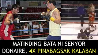 MATINDING BATA NI SENYOR DONAIRE, 4 NA BESES PINABAGSAK ANG KALABAN.