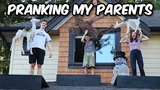 We Pranked my Parents BIG While I was Home Alone *HILARIOUS*