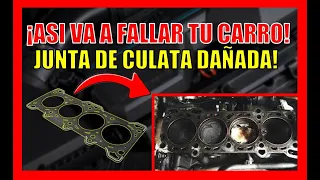 🔴5 Sintomas De JUNTA De CULATA DAÑADA 👉ASI FALLA Tu Carro⚠️