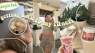 getting back to routine: motivation to get out of a fitness slump after 1 year + VLOGMAS day 21 & 22