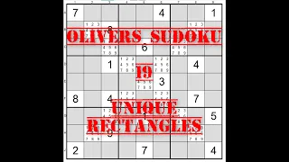 19 Sudoku Unique Rectangles