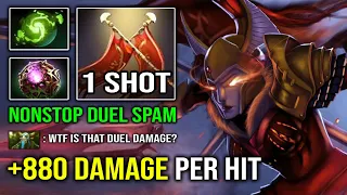 WTF +880 Damage Per Hit Instant 1 Shot Nonstop Solo Duel Legion Commander with Octarine Refresh DotA