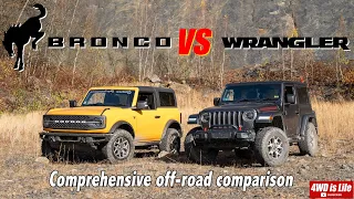 Ford Bronco vs Jeep Wrangler - Off-road Comparison