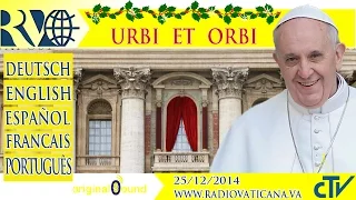 Christmas Message and Urbi et Orbi blessing - 2014.12.25