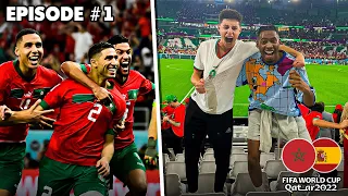 I WATCHED MOROCCO KNOCK SPAIN OUT THE WORLD CUP😱