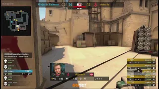 Astralis dupreeh stops all the momentum with an ACE vs. NiP (Mirage)