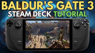 Baldur's Gate 3 Steam Deck Settings Guide | Performance Tips and Tricks | How to increase FPS in BG3